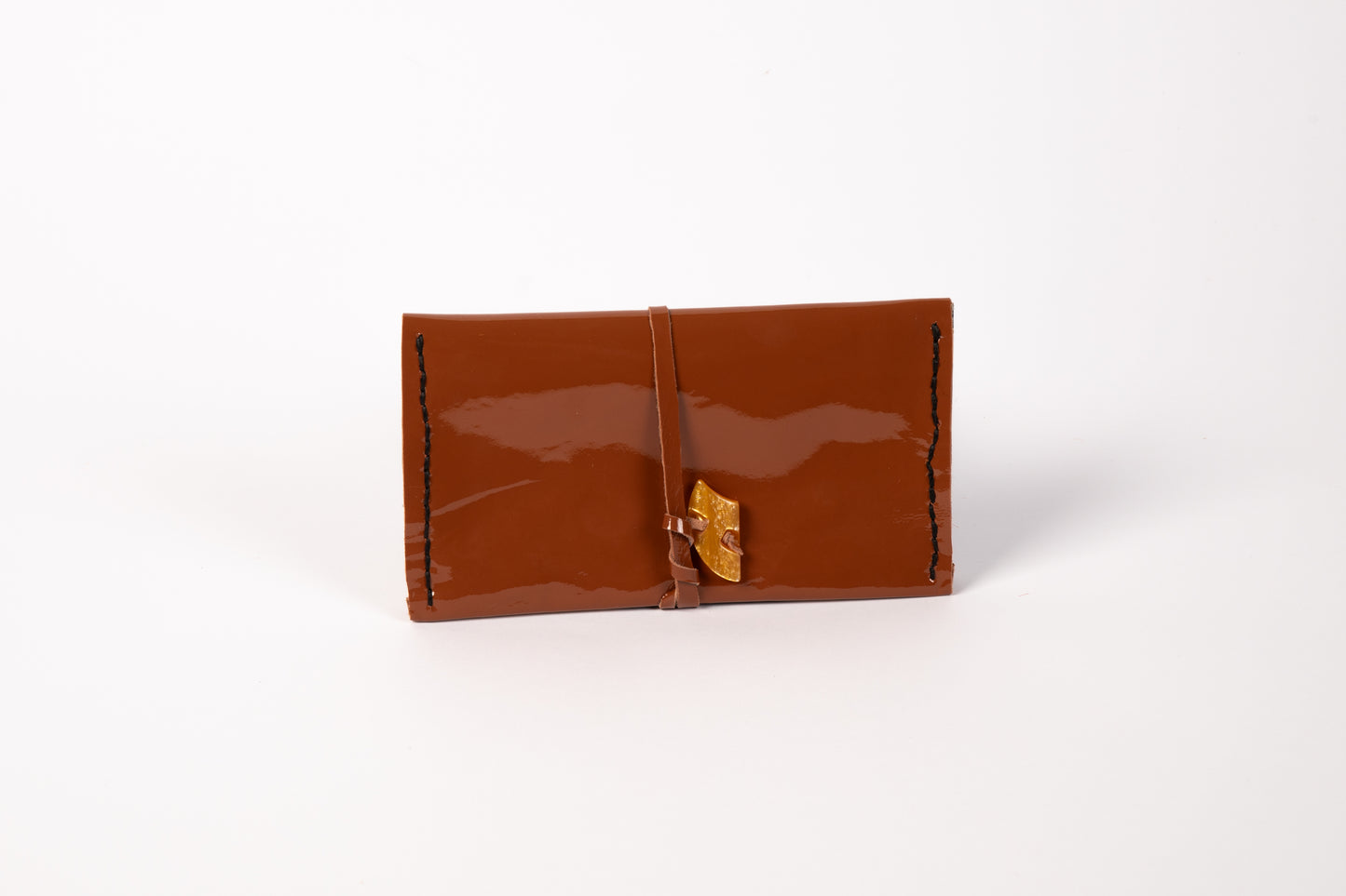 Braon leather tobacco pouch